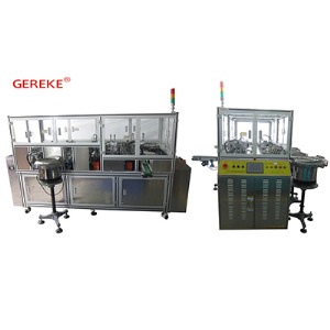 Medical nozzle assembly machine